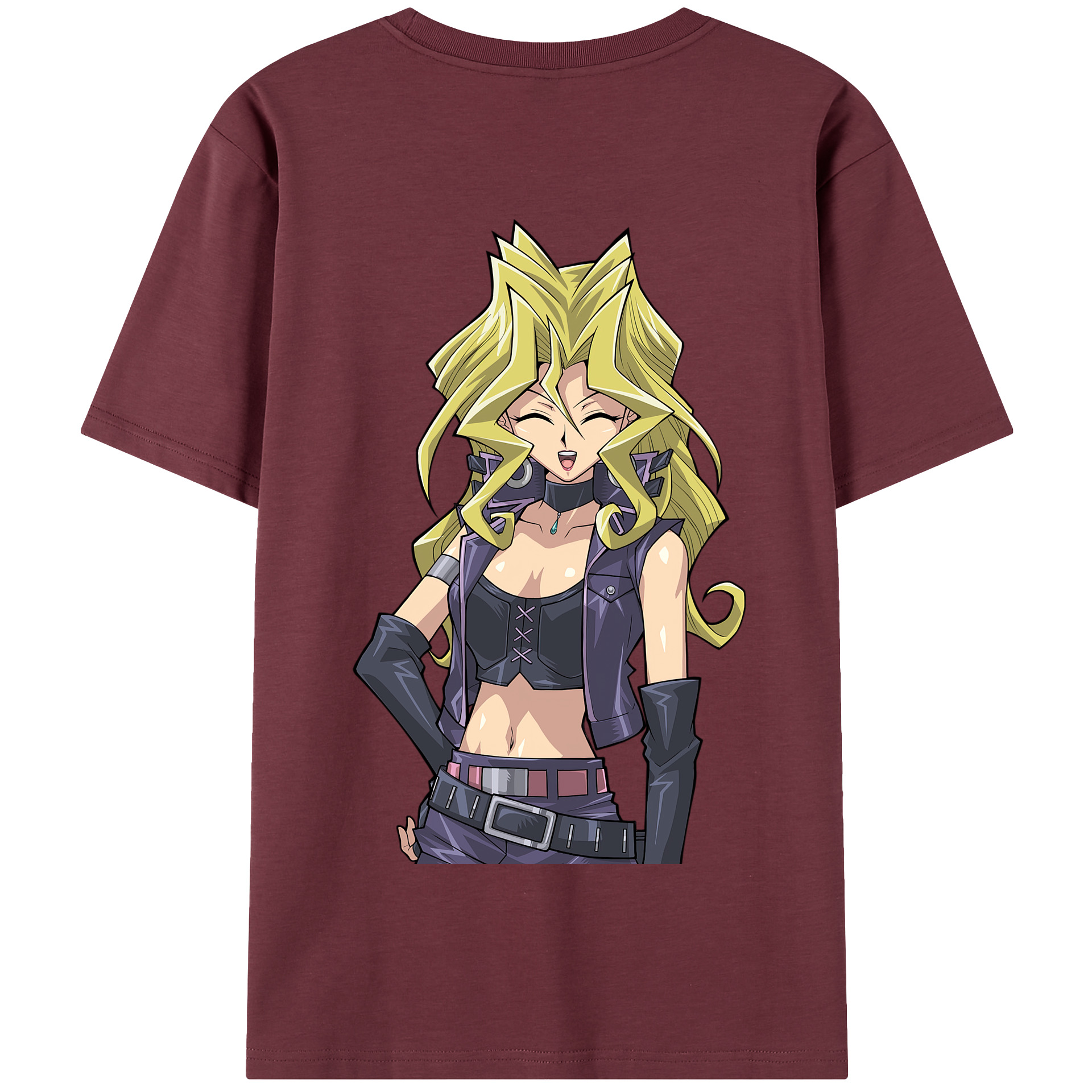 （画像用） 遊☆戯☆王 Yu-Gi-Oh! 綿100％半袖Tシャツ（背面プリント）